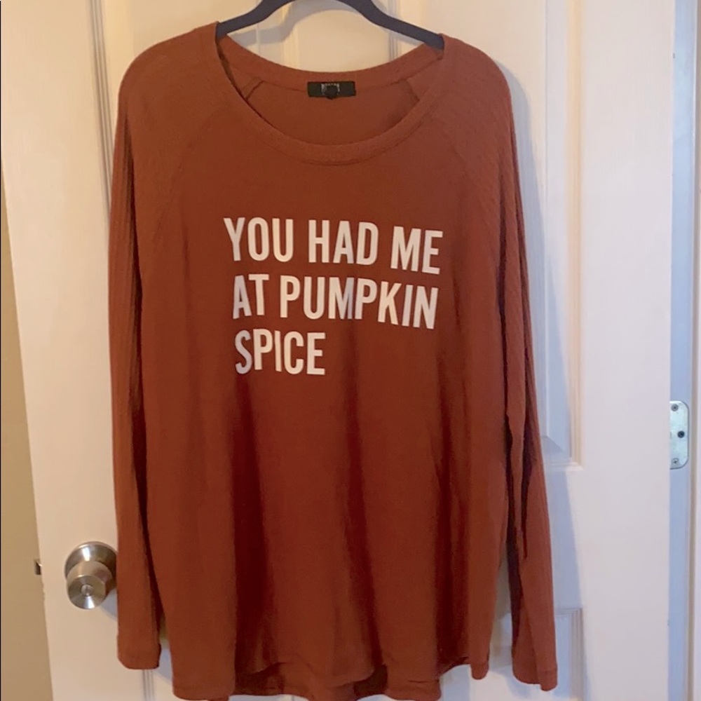 ☕️”You Had Me At Pumpkin Spice” long sleev…